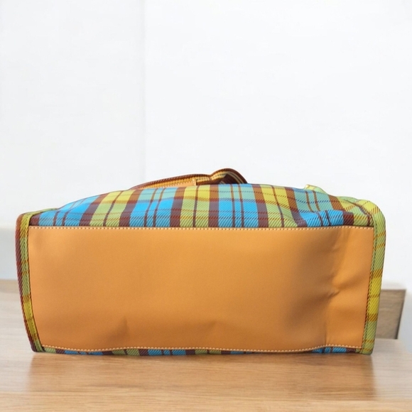 Tory Burch Ella Plaid Market Tote – NWT - Picture 8 of 14